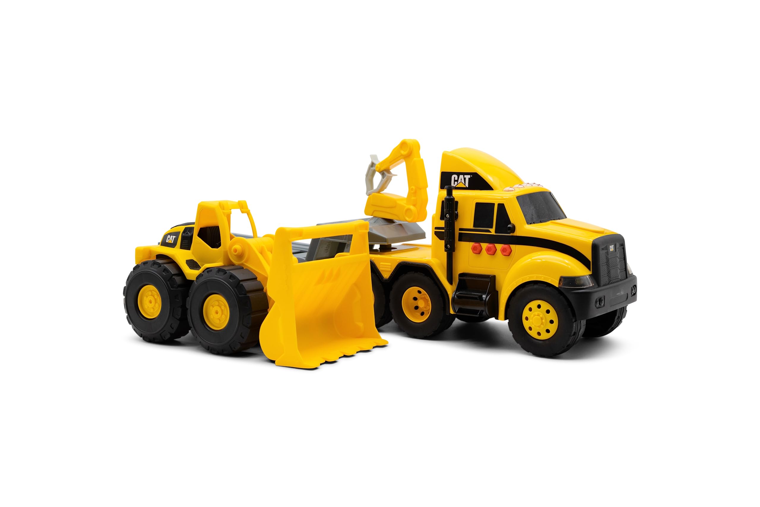 Foto 3 pulgar | Semirremolque Cat Heavy Mover De Juguete De Construcción Con Remolque Para Más De 3 Años - Venta Internacional.