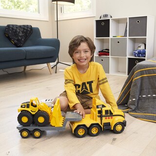 Foto 6 | Semirremolque Cat Heavy Mover De Juguete De Construcción Con Remolque Para Más De 3 Años - Venta Internacional.