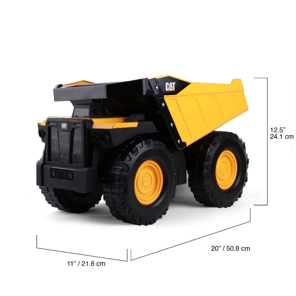 Foto 2 | Camión Volquete Cat Mighty Steel De 20 Pulgadas De Construction Toy - Venta Internacional.