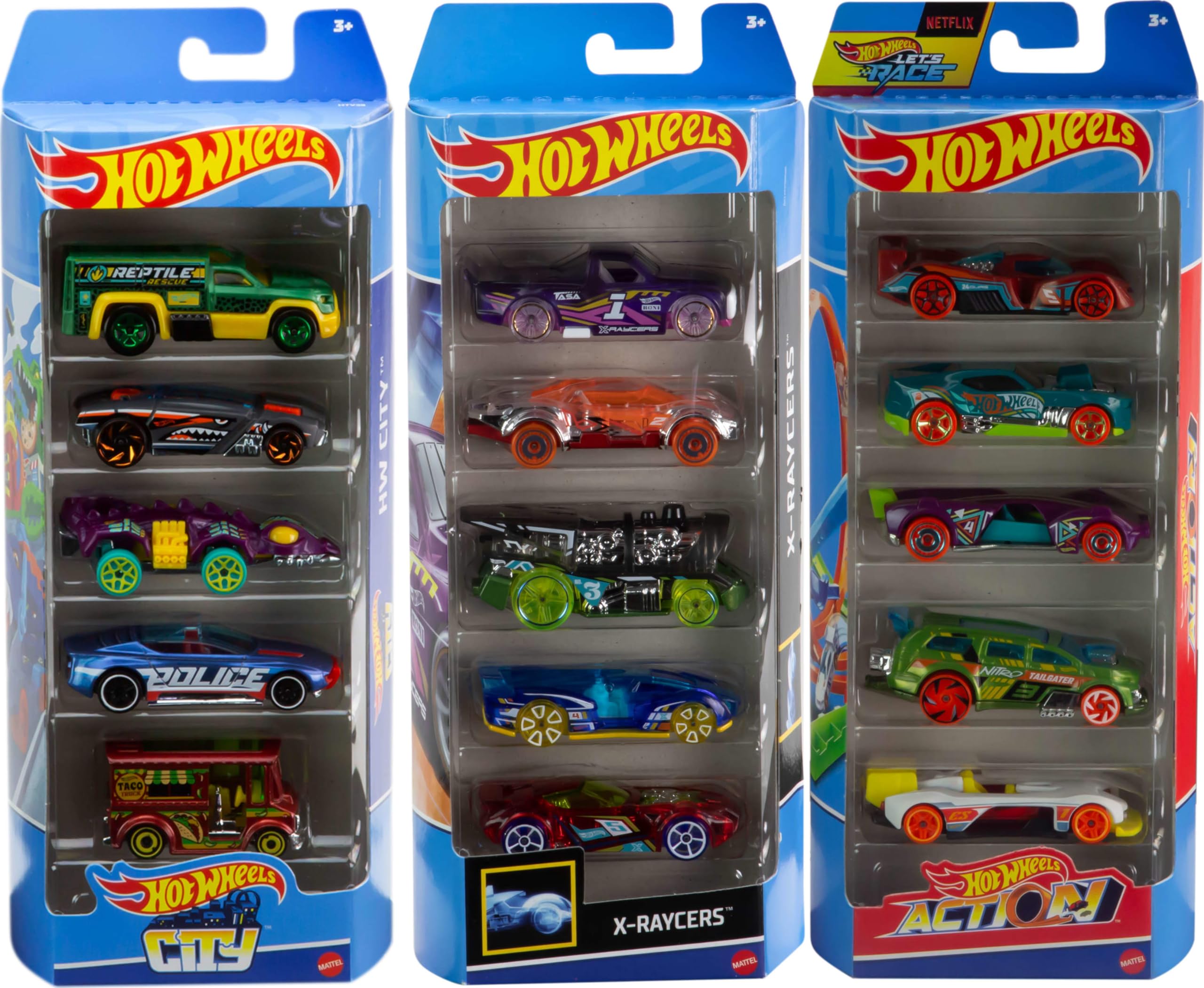 Foto 2 | Paquete Hot Wheels De Toy Cars 15 A Escala 1:64 Con 3 Paquetes De 5 - Venta Internacional.