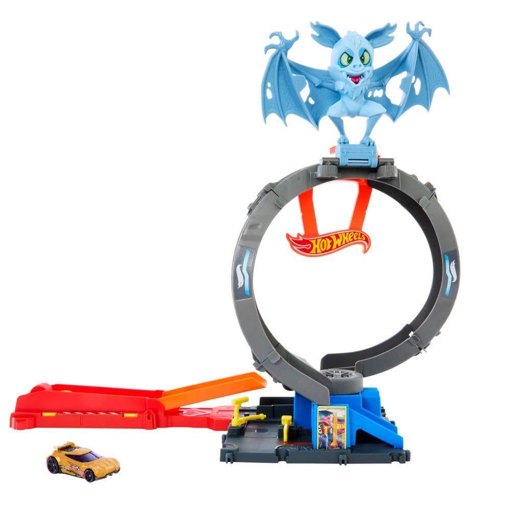 Foto 2 pulgar | Set De Atletismo Para Coches De Juguete Hot Wheels City Bat Loop Attack 1:64 - Venta Internacional.