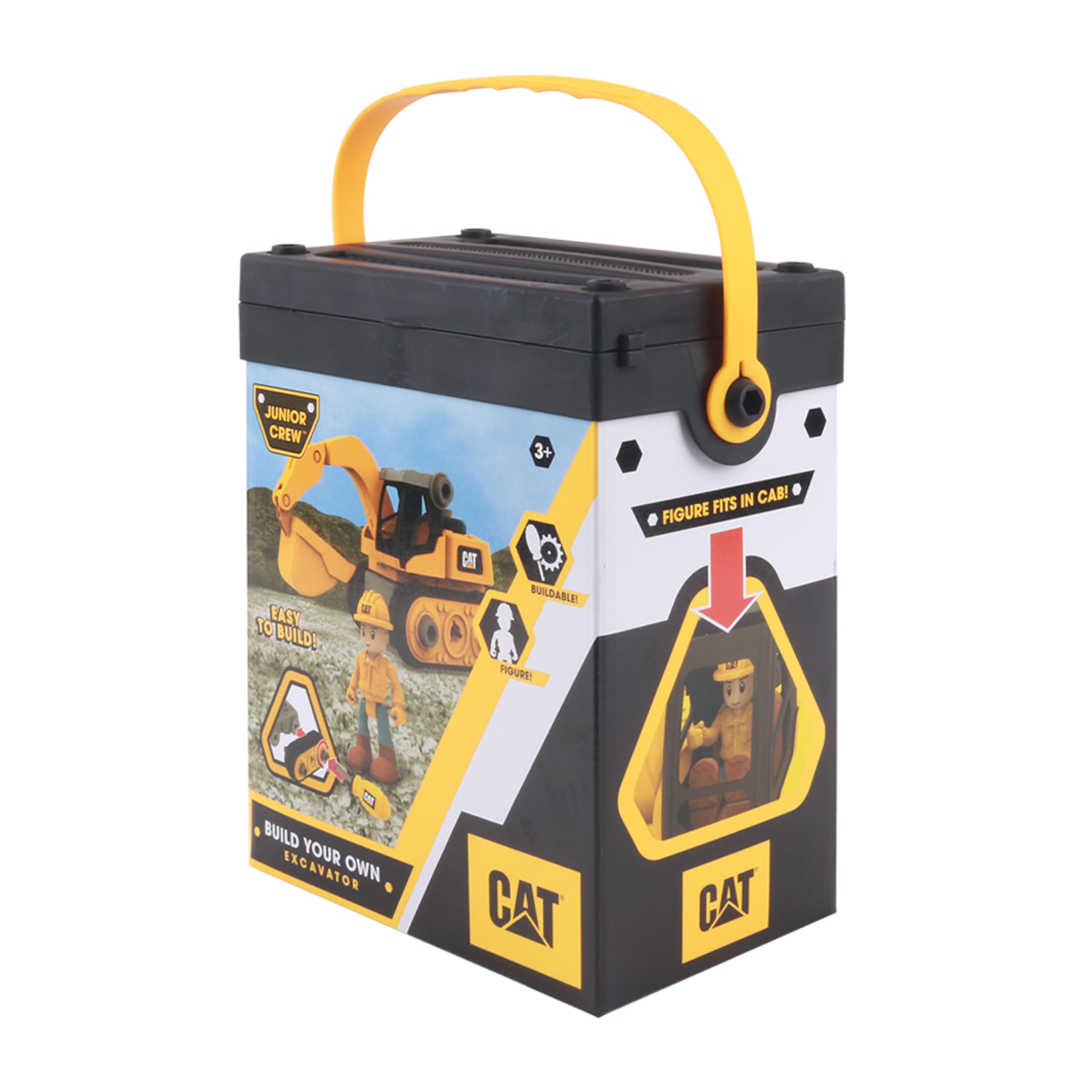 Foto 4 pulgar | Juguete De Construcción Cat Construction Junior Crew Excavator 3+ - Venta Internacional.