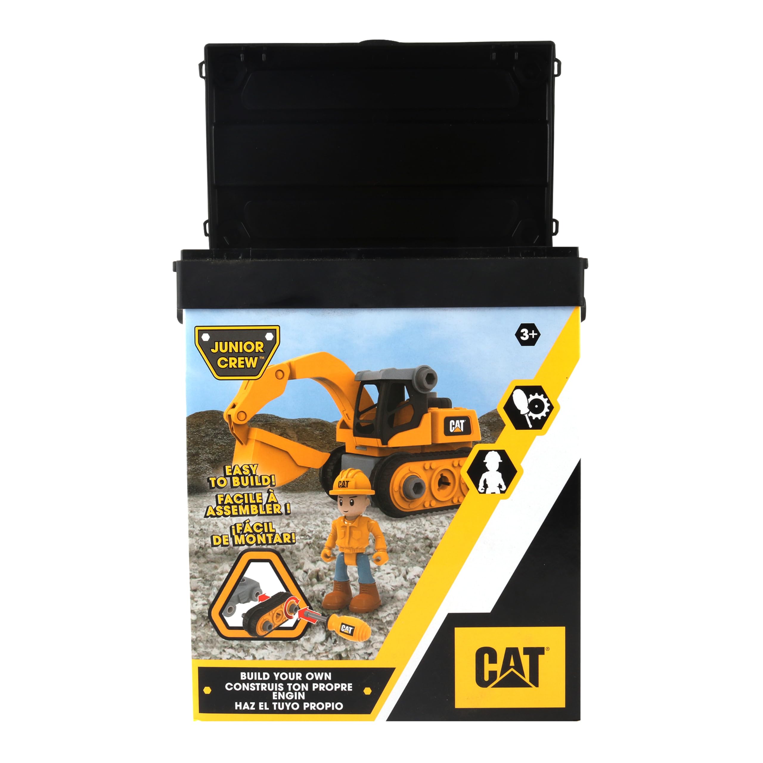 Foto 5 pulgar | Juguete De Construcción Cat Construction Junior Crew Excavator 3+ - Venta Internacional.