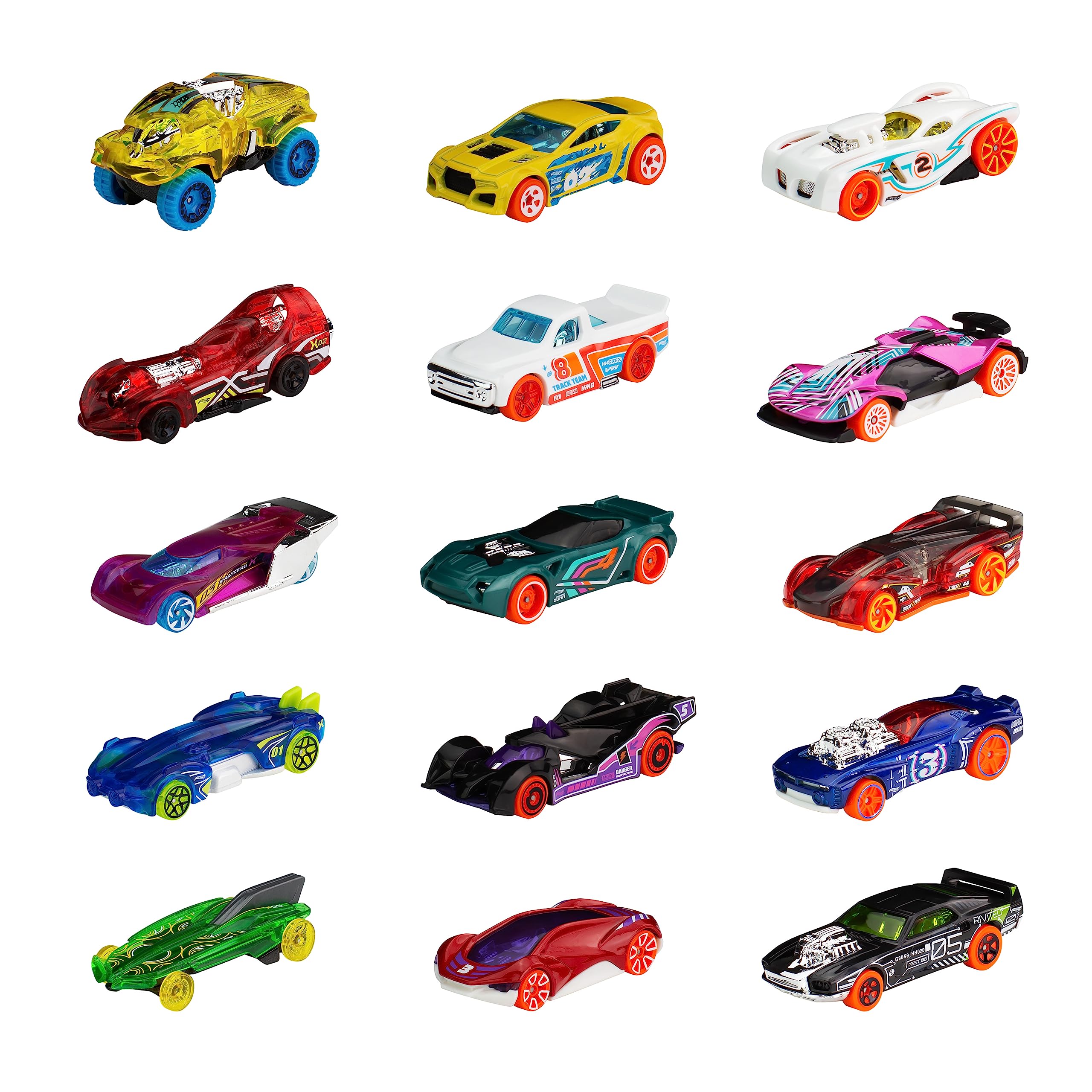 Juego De 15 Vehículos Toy Cars & Trucks Hot Wheels Track - Venta Internacional.