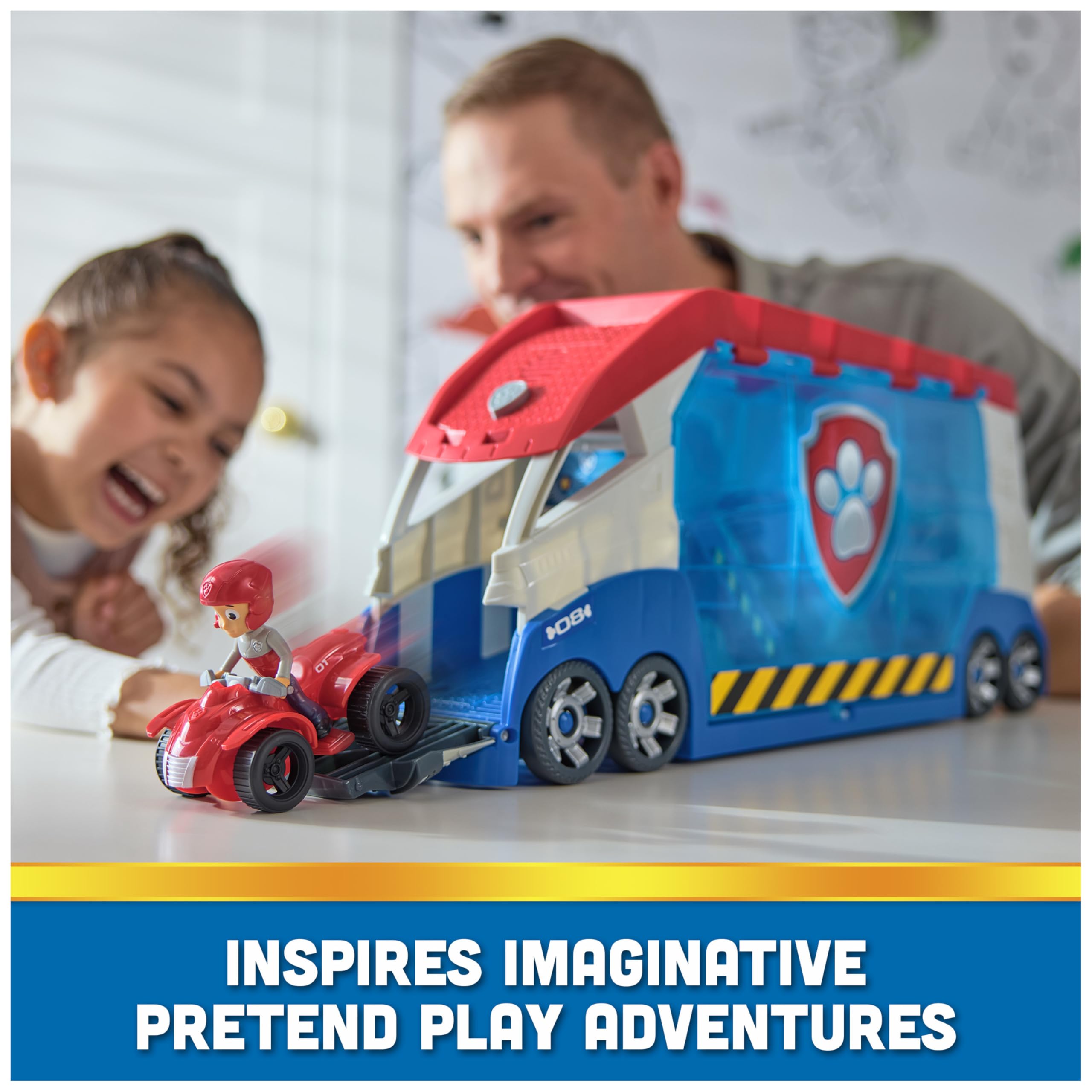 Foto 6 pulgar | Toy Paw Patrol Transforming Paw Patroller Con Ryder Y Atv - Venta Internacional.