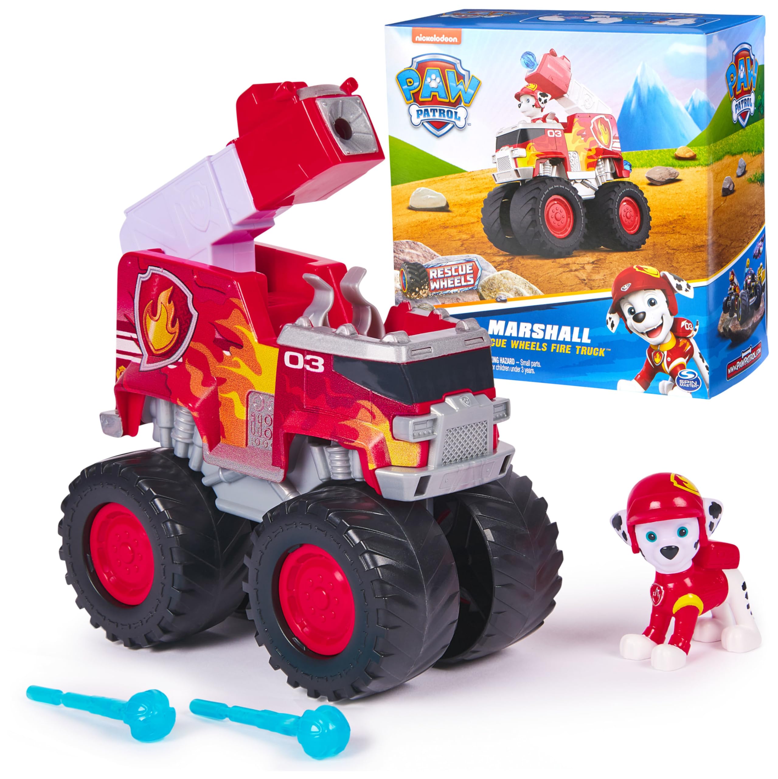 Foto 2 pulgar | Camión De Juguete Paw Patrol Rescue Wheels Marshall Firetruck De Más De 3 Años - Venta Internacional.