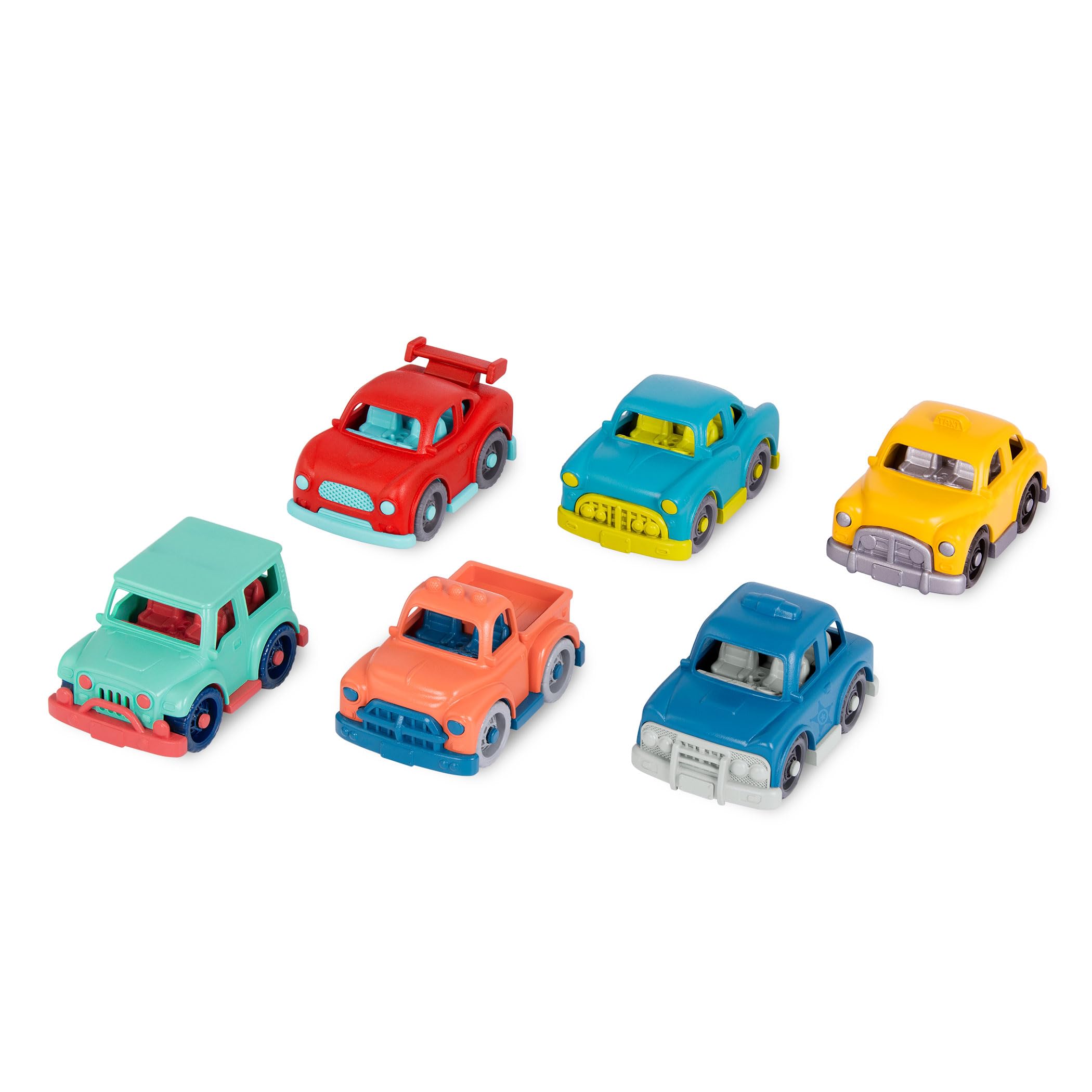 Set De 6 Minicoches De Juguete Battat Wonder Wheels Para Niños De 1 Año O Más - Venta Internacional.