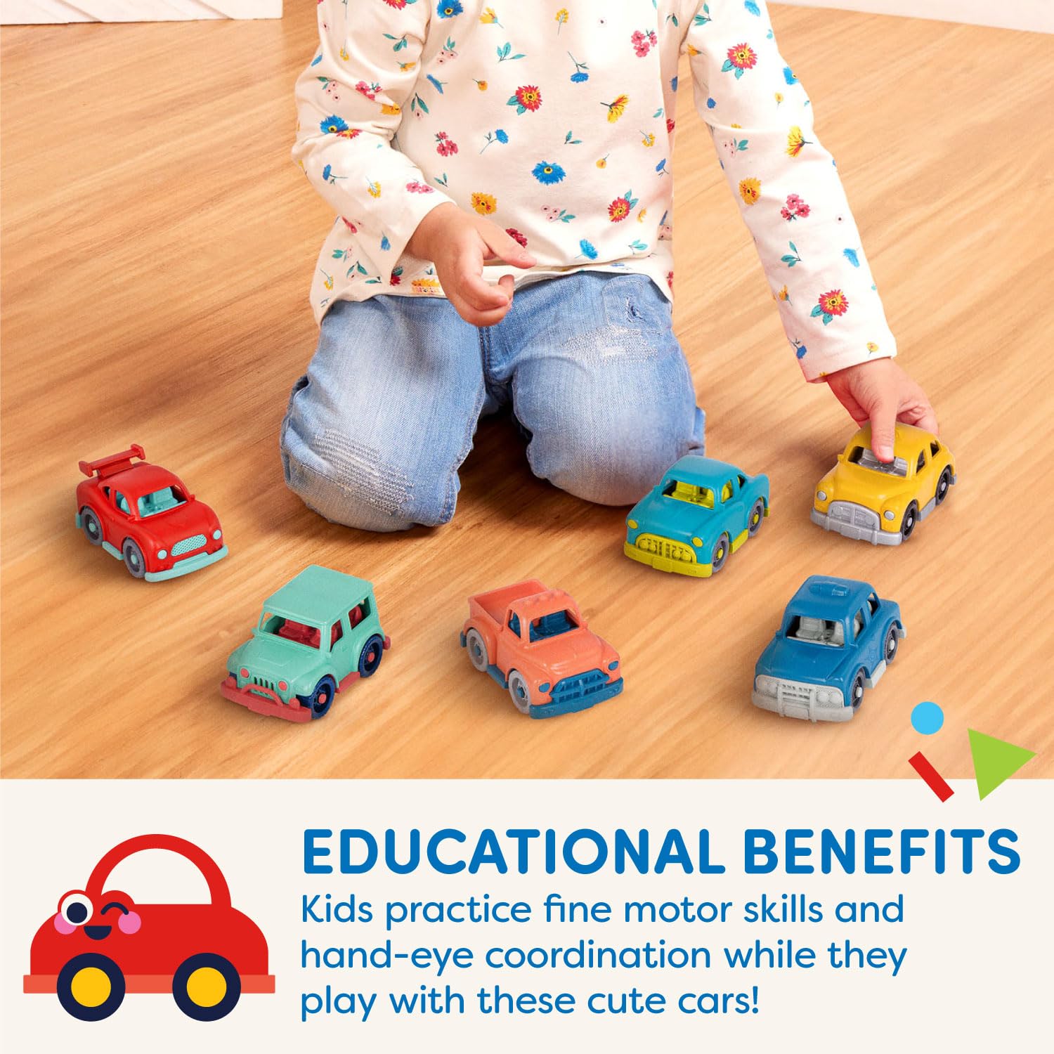 Foto 3 pulgar | Set De 6 Minicoches De Juguete Battat Wonder Wheels Para Niños De 1 Año O Más - Venta Internacional.