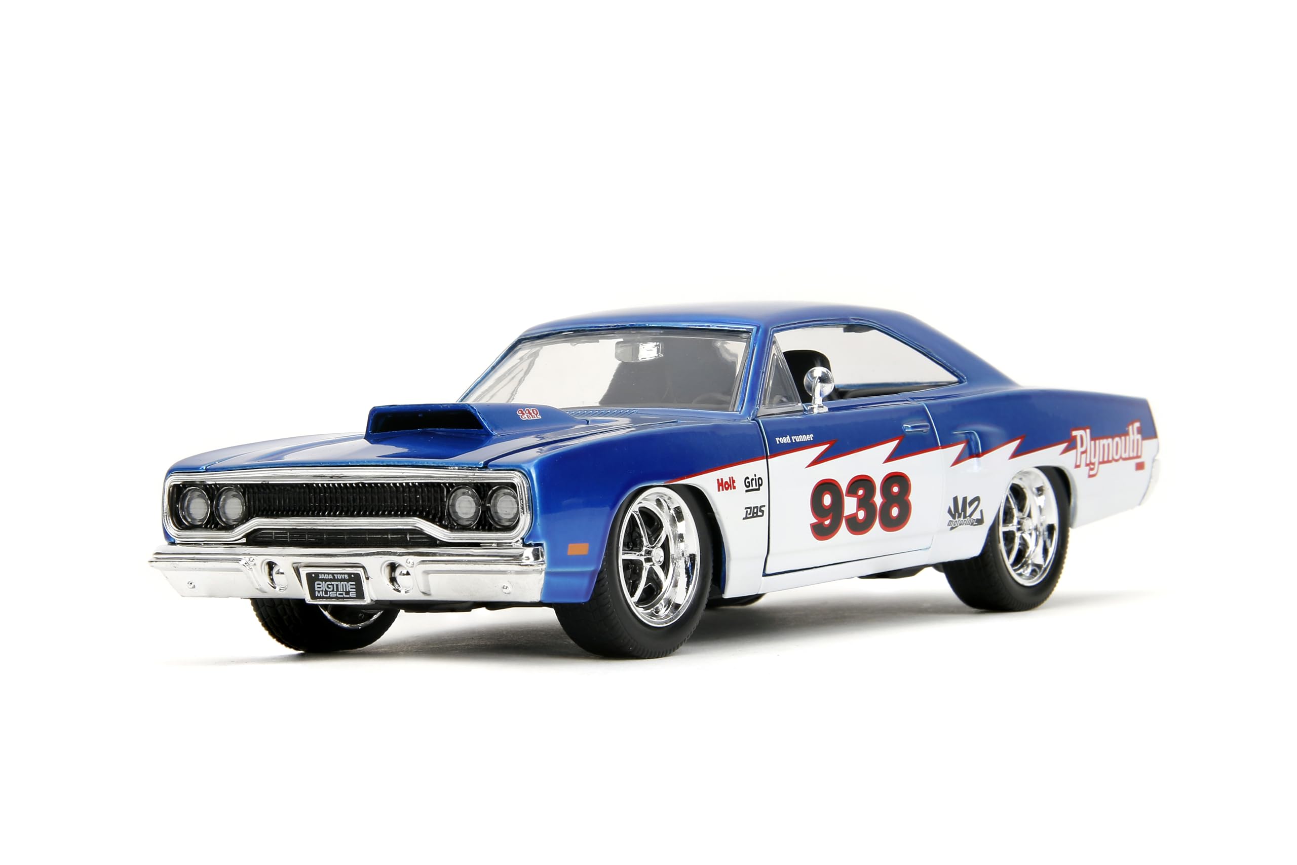 Foto 4 | Coche Fundido A Presión Jada Toys Big Time Muscle 1:24 1970 Roadrunner - Venta Internacional.