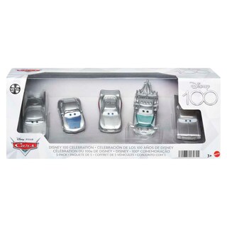 Foto 1 | Set De Coches De Juguete Mattel Disney Pixar Cars 100 Years Of Wonder X5 - Venta Internacional.
