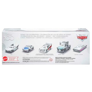 Foto 7 | Set De Coches De Juguete Mattel Disney Pixar Cars 100 Years Of Wonder X5 - Venta Internacional.