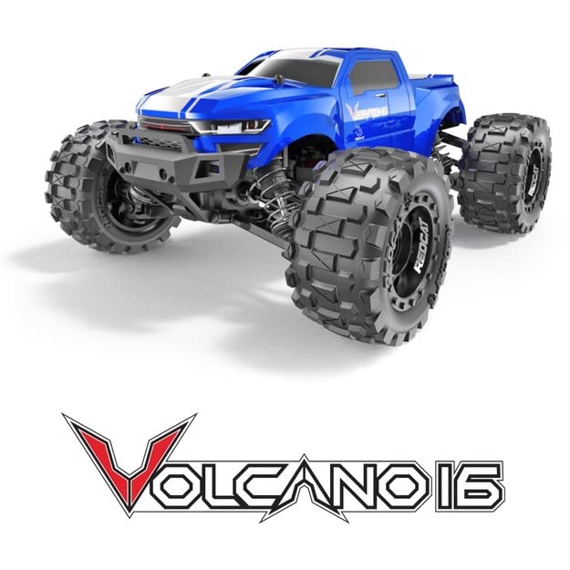 Foto 4 pulgar | Monster Truck Redcat Racing Volcano-16 A Escala 1/16, Color Azul - Venta Internacional.