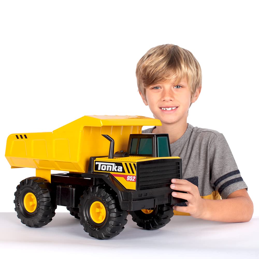 Foto 5 | Camión De Juguete Tonka Steel Classics Mighty Dump Truck Amarillo - Venta Internacional.