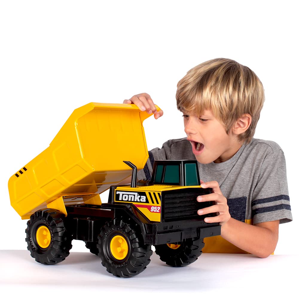 Foto 6 | Camión De Juguete Tonka Steel Classics Mighty Dump Truck Amarillo - Venta Internacional.