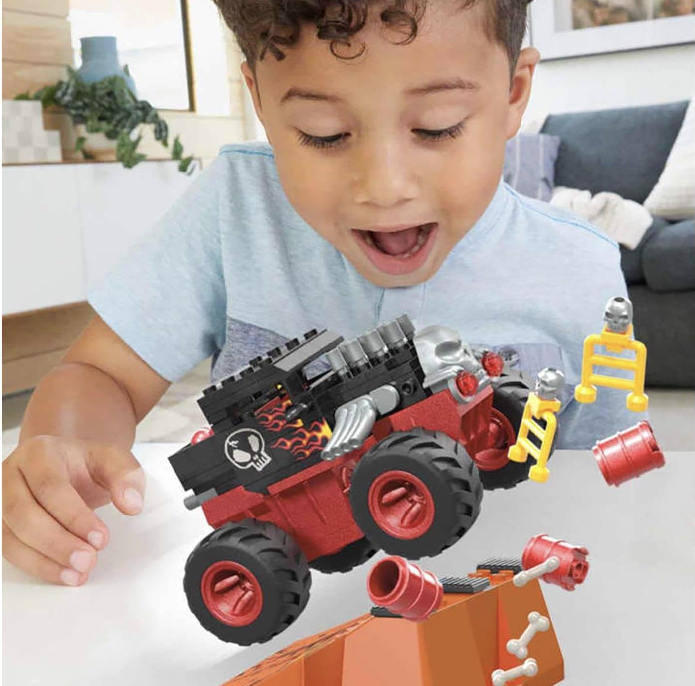 Foto 7 pulgar | Set De Construcción De Coches De Juguete Mega Hot Wheels Monster Trucks De Más De 5 Años - Venta Internacional.