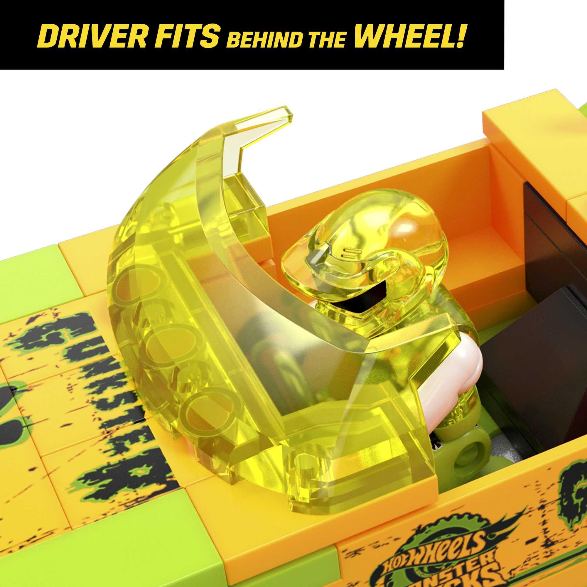Foto 5 | Construcción De Coches De Juguete Mega Hot Wheels Monster Trucks Gunkster - Venta Internacional.