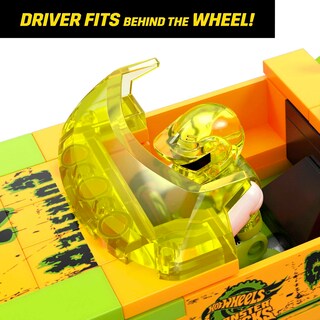 Foto 5 | Construcción De Coches De Juguete Mega Hot Wheels Monster Trucks Gunkster - Venta Internacional.