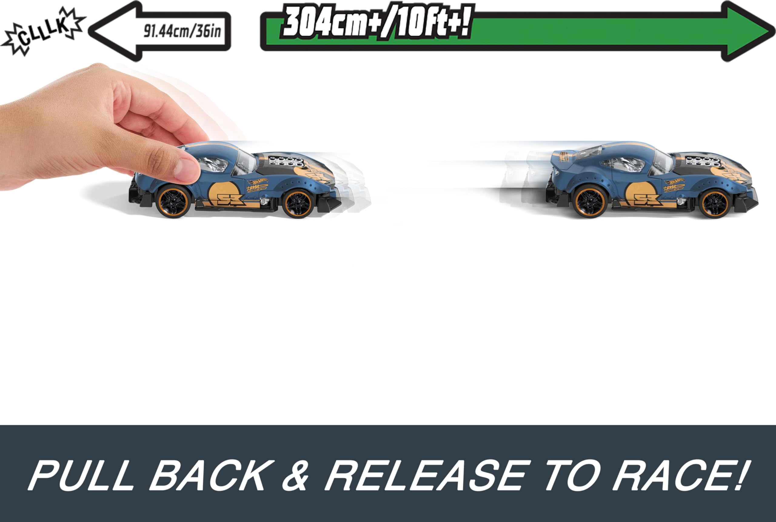 Foto 4 pulgar | Toy Cars Hot Wheels, Paquete De 2 Unidades, Escala 1:43 Con Motor Retráctil - Venta Internacional.