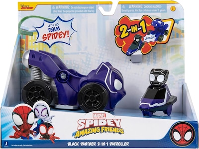 Foto 1 | Toy Marvel Spidey Y Sus Increíbles Amigos Saltan Un Vehículo De Ataque - Venta Internacional.