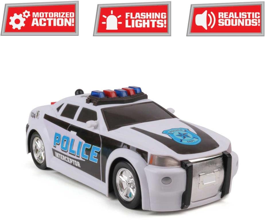 Foto 5 pulgar | Coche De Policía De Juguete Mighty Fleet Mighty Motorized Police Cruiser - Venta Internacional.