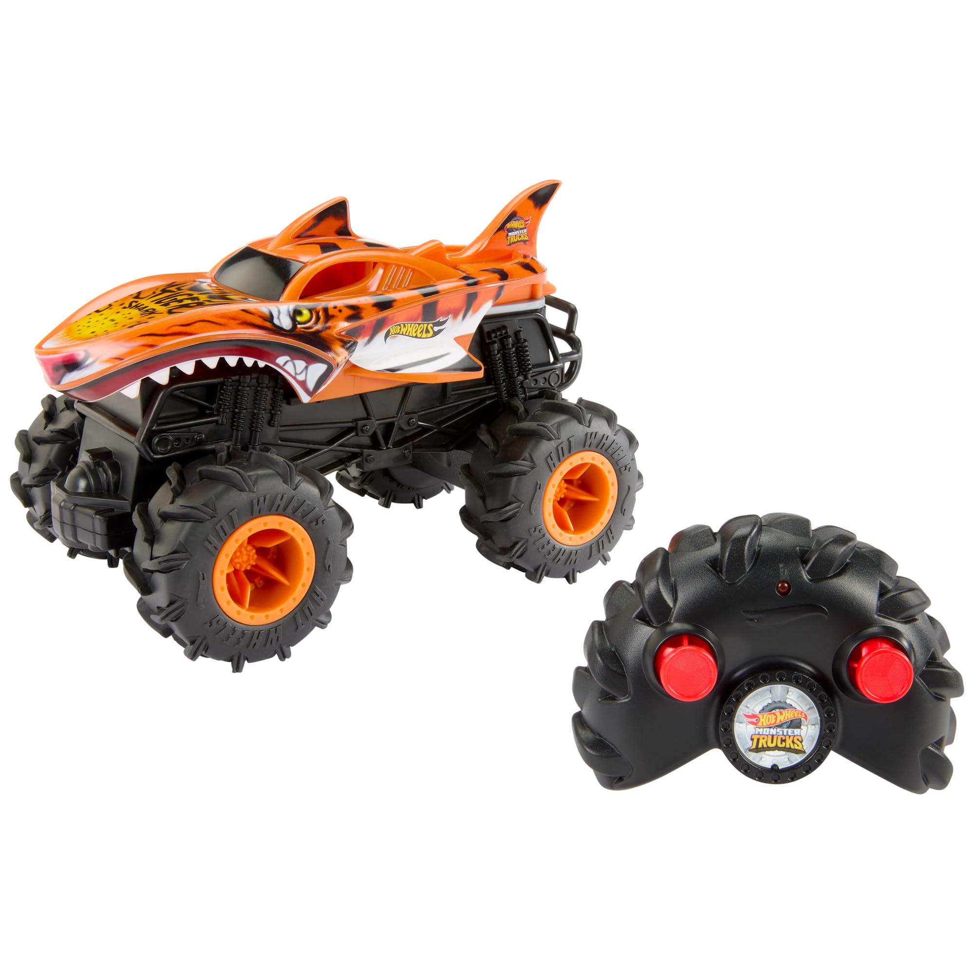 Foto 2 pulgar | Camión De Juguete Con Control Remoto Hot Wheels Monster Trucks 1:24 - Venta Internacional.