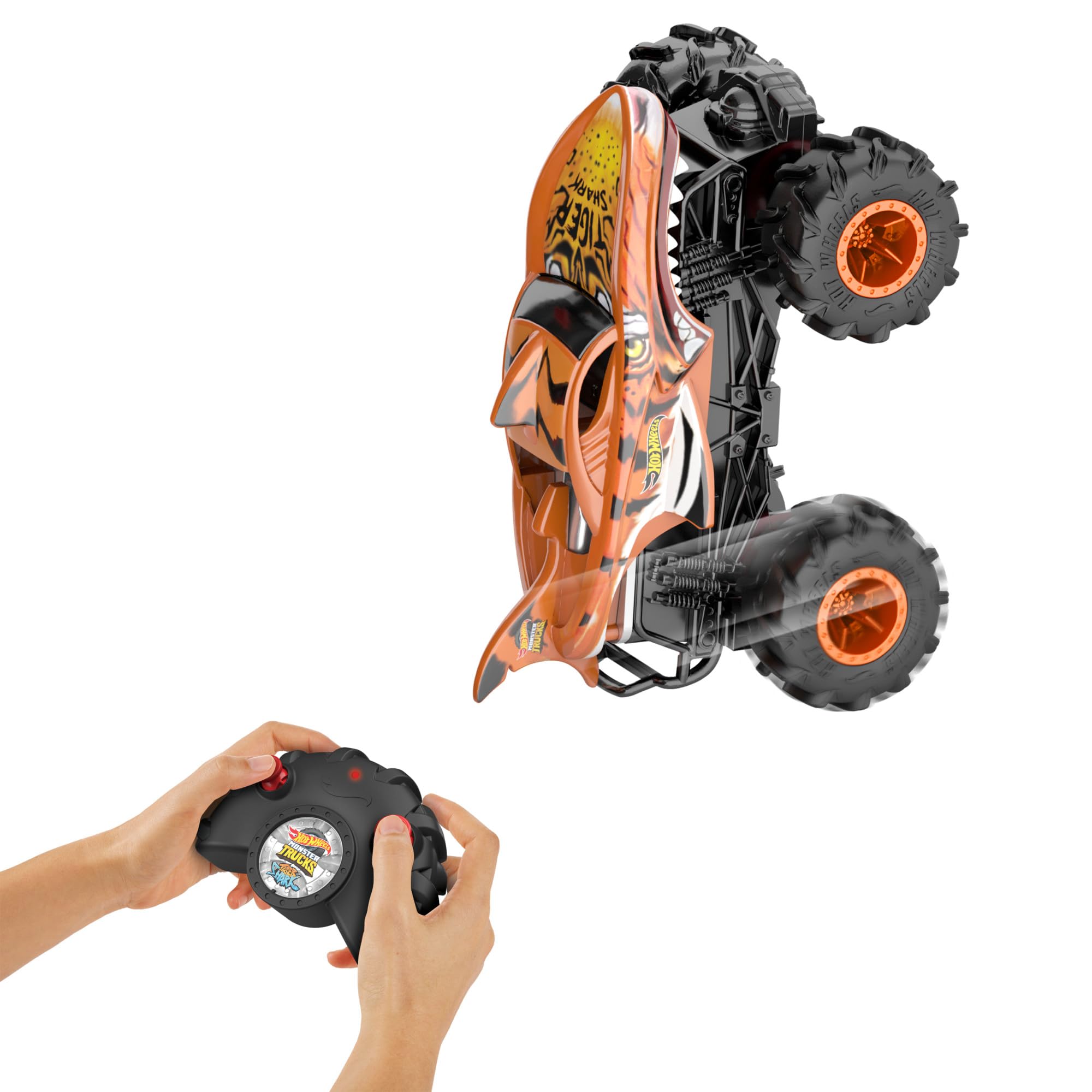 Foto 6 pulgar | Camión De Juguete Con Control Remoto Hot Wheels Monster Trucks 1:24 - Venta Internacional.