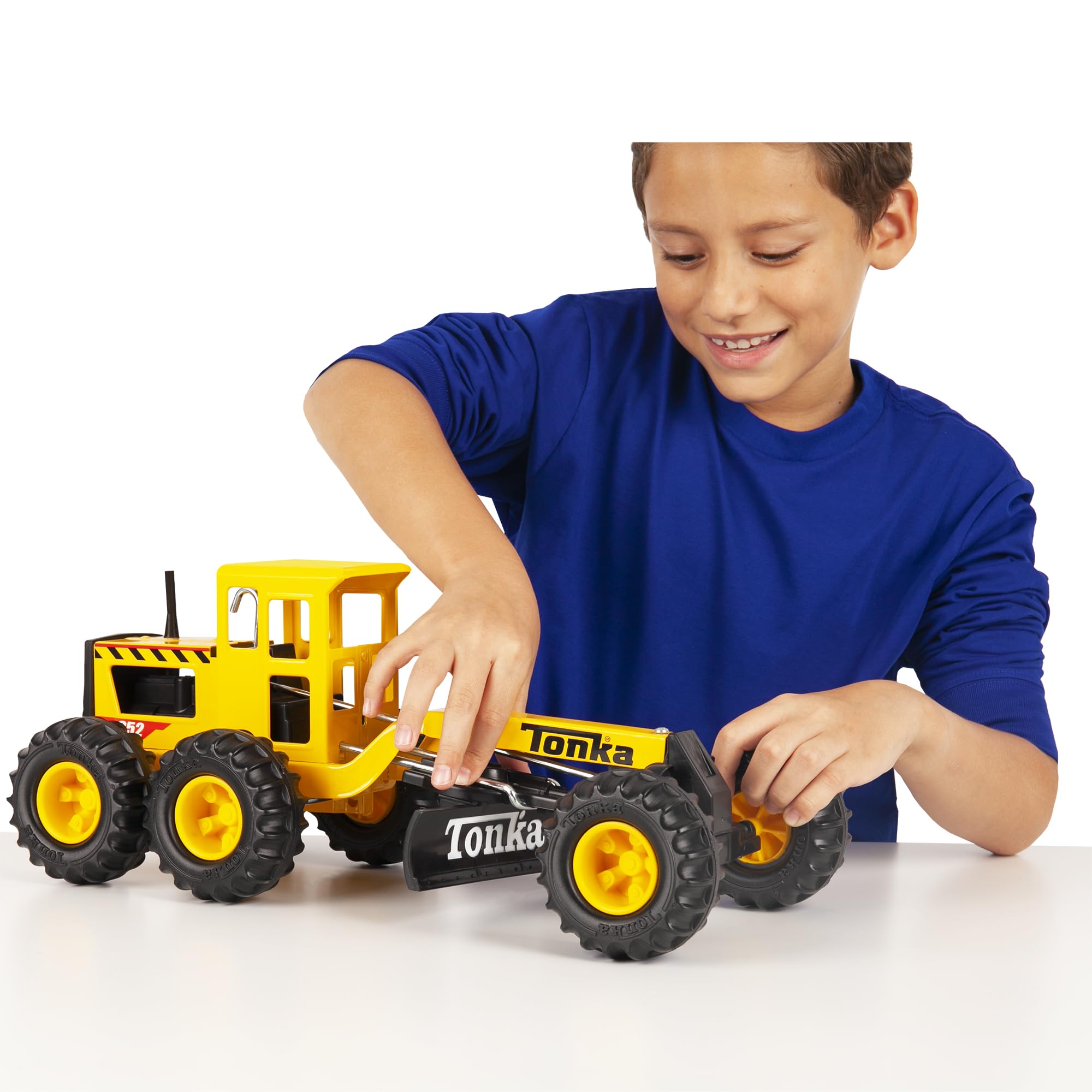 Foto 3 pulgar | Niveladora Toy Road Grader Tonka Steel Classics, Amarilla, Para Niños Mayores De 3 Años - Venta Internacional.