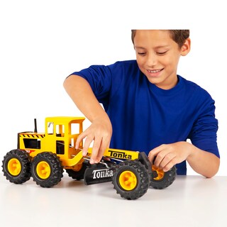 Foto 2 | Niveladora Toy Road Grader Tonka Steel Classics, Amarilla, Para Niños Mayores De 3 Años - Venta Internacional.