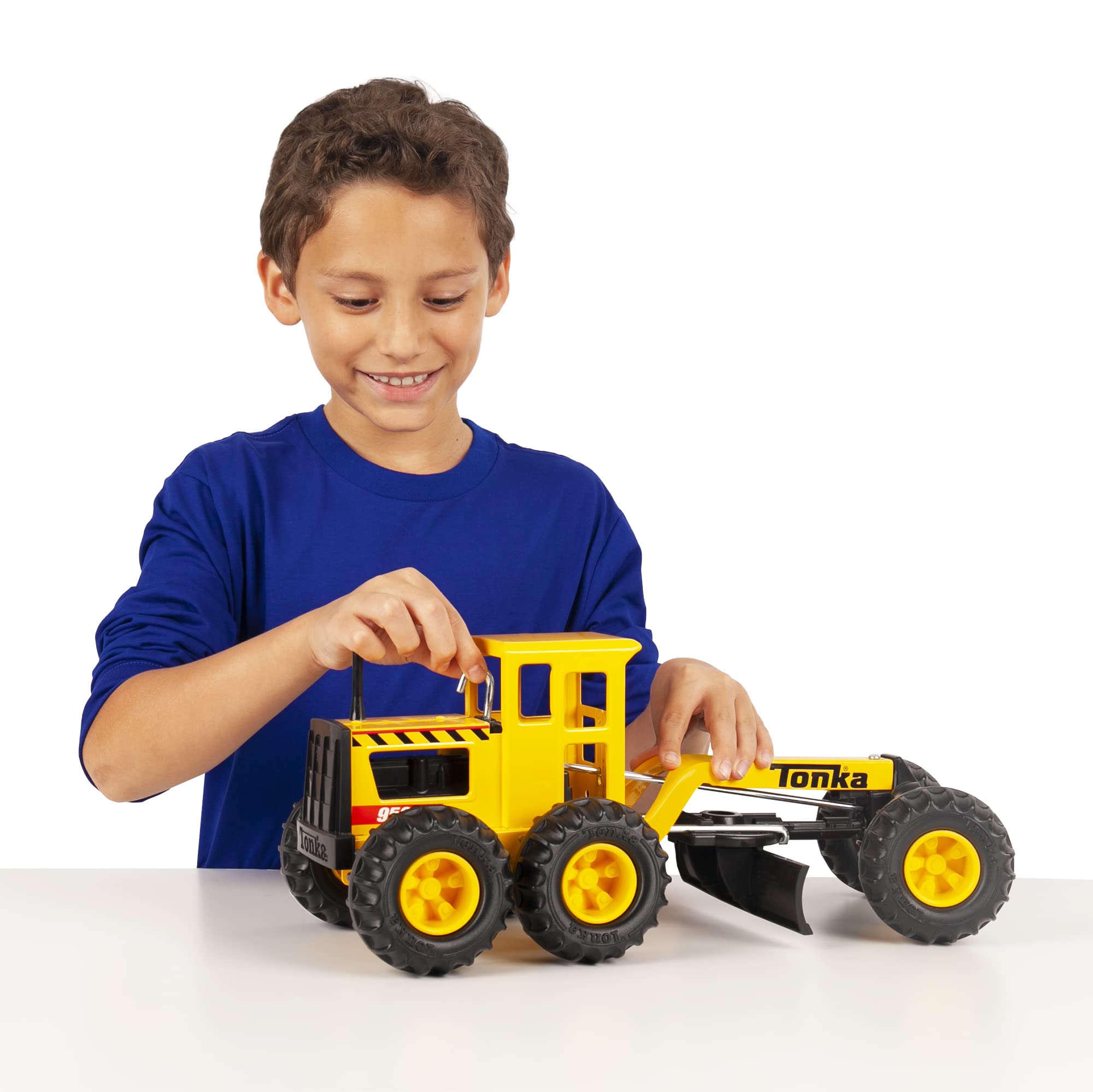 Foto 5 pulgar | Niveladora Toy Road Grader Tonka Steel Classics, Amarilla, Para Niños Mayores De 3 Años - Venta Internacional.