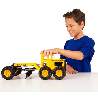 Foto 5 | Niveladora Toy Road Grader Tonka Steel Classics, Amarilla, Para Niños Mayores De 3 Años - Venta Internacional.