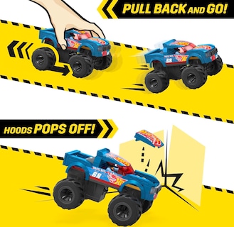 Foto 4 | Construyendo Coches De Juguete Mega Hot Wheels Monster Trucks Race Ace - Venta Internacional.
