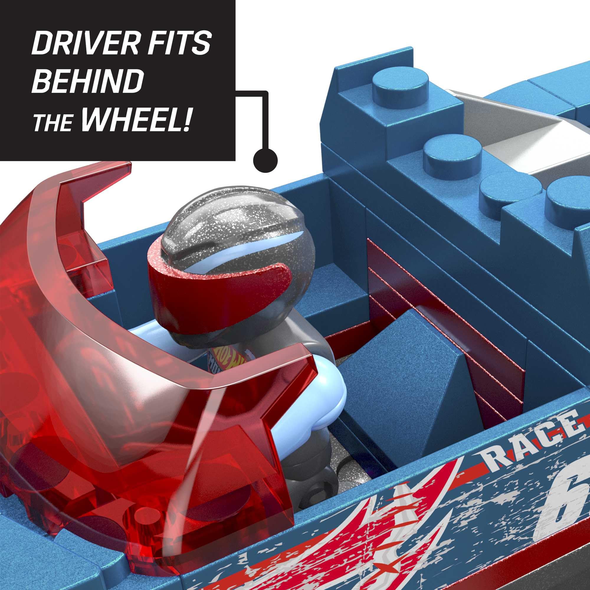 Foto 7 pulgar | Construyendo Coches De Juguete Mega Hot Wheels Monster Trucks Race Ace - Venta Internacional.