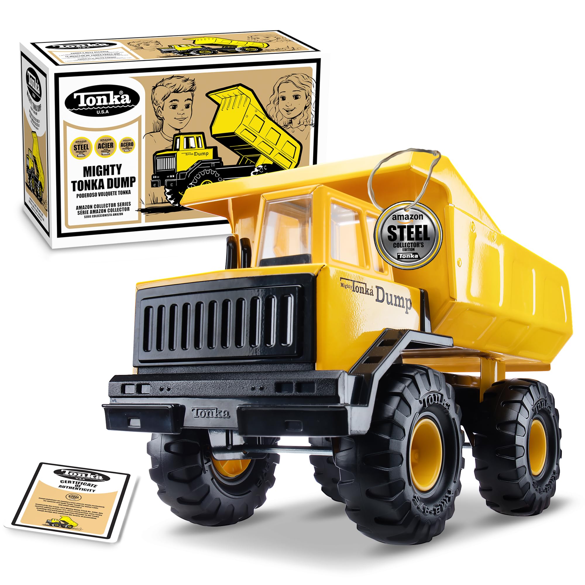 Dump Truck Tonka Retro Mighty Edición Coleccionista Para Niños Mayores De 3 Años - Venta Internacional.