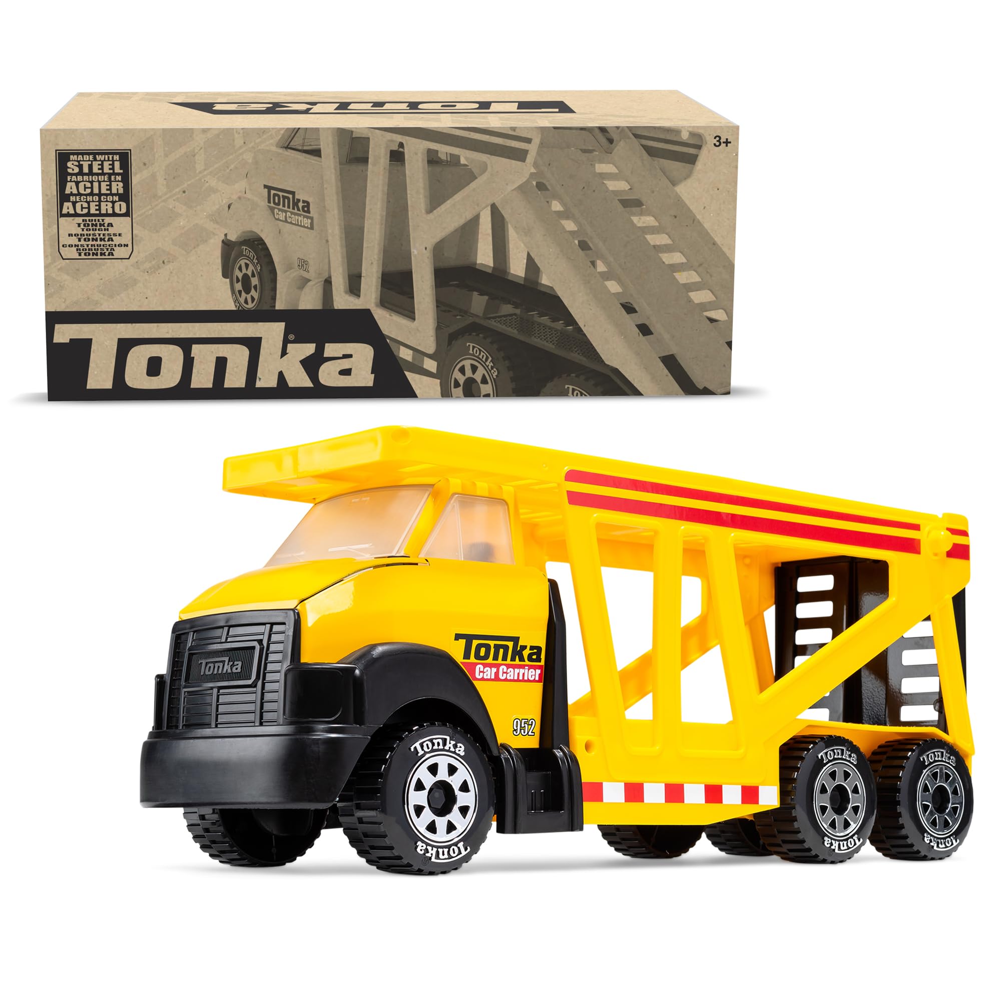 Foto 7 | Portacoches Toy Tonka Steel Classics Yellow Friction, Más De 3 Años - Venta Internacional.