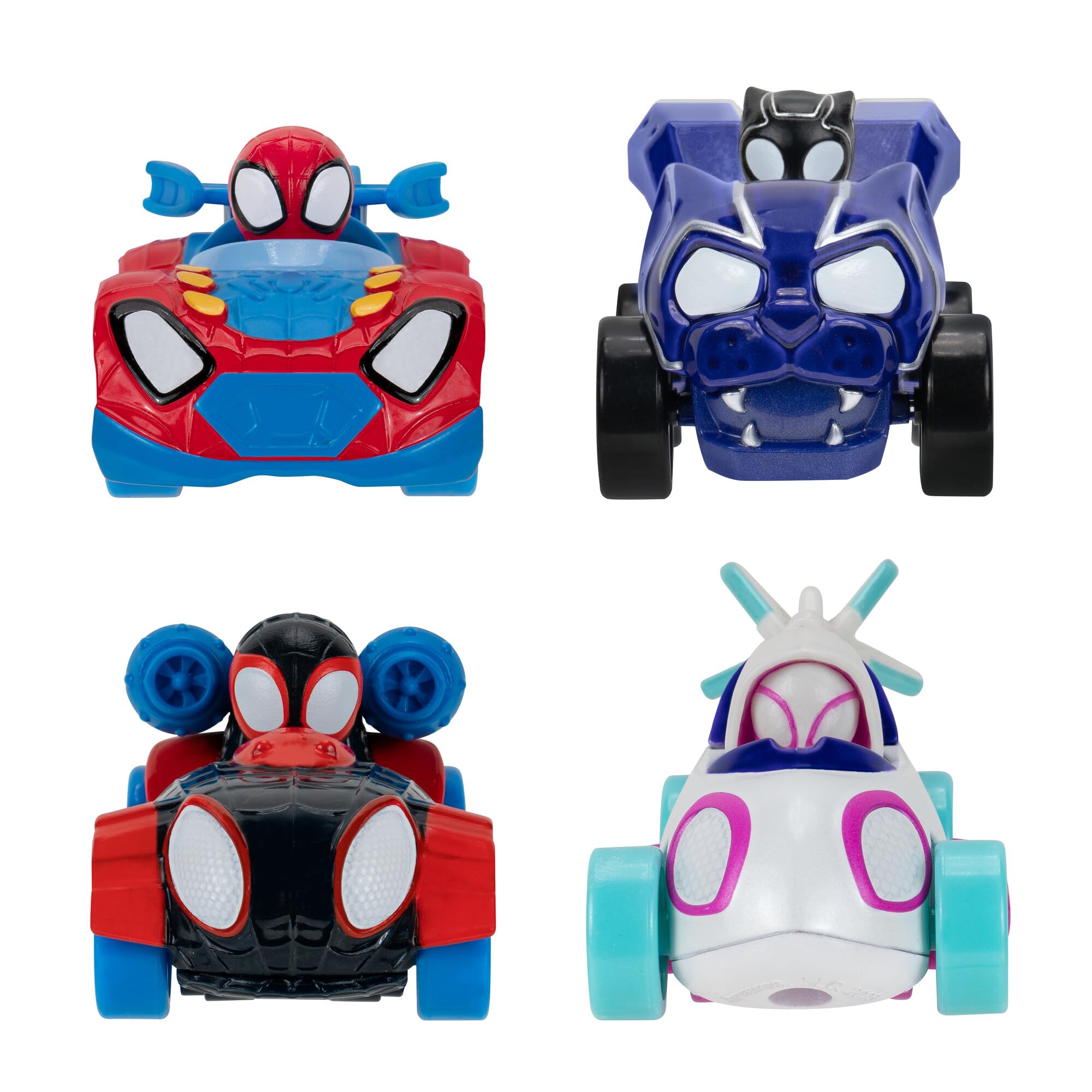 Foto 8 pulgar | Set De Juguetes Marvel Spidey And Friends Die-cast Vehicles, Paquete De 4 - Venta Internacional.