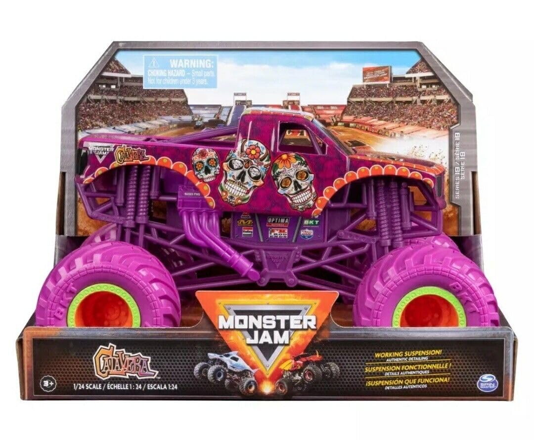 Foto 2 pulgar | Monster Truck Monster Jam Fundido A Escala 1:24 Serie 19 - Venta Internacional.