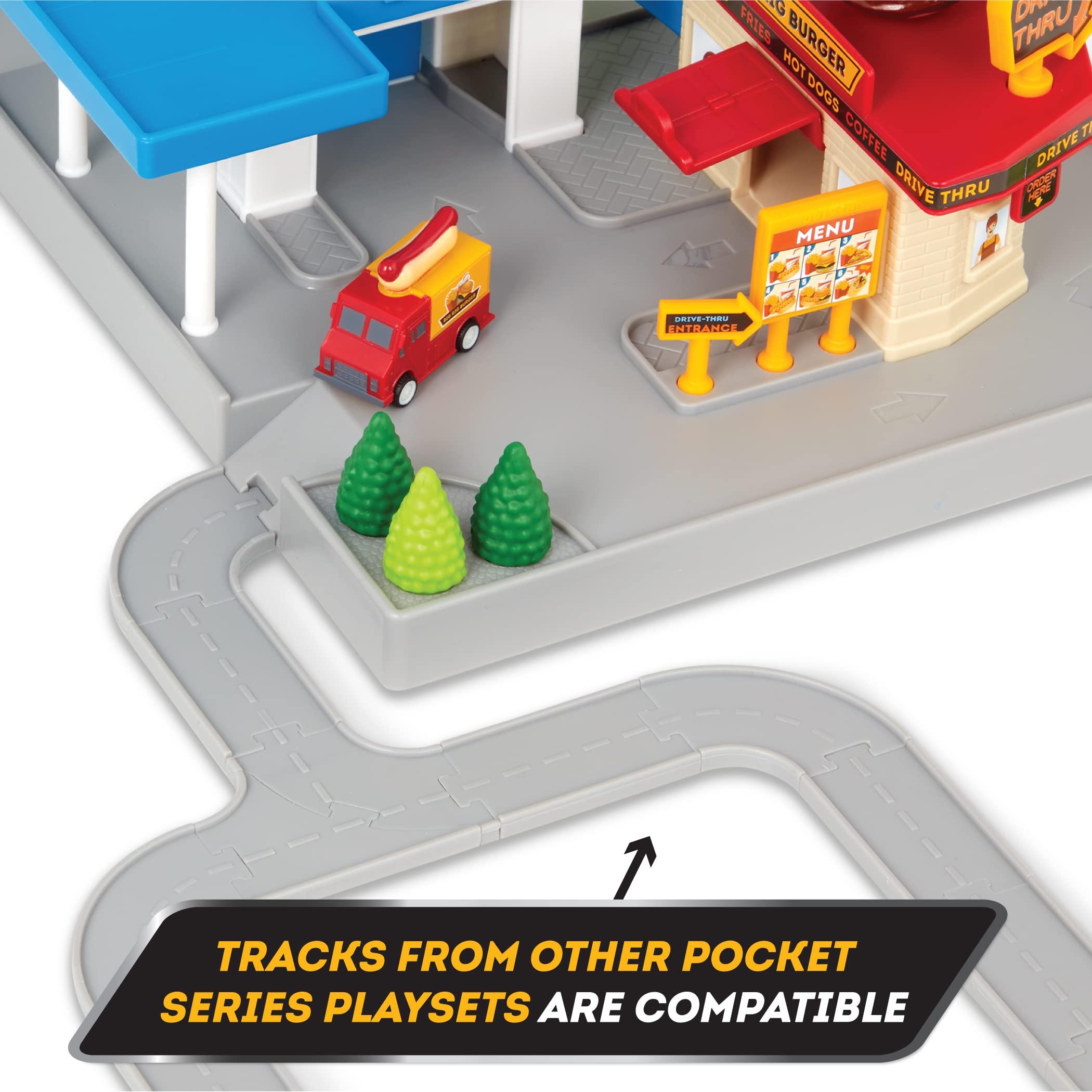 Foto 5 pulgar | Set De Juego Pilotado Por Battat Drive-thru Con 25 Minicoches Durante Más De 3 Años - Venta Internacional.