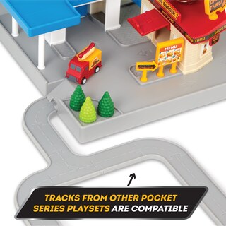 Foto 4 | Set De Juego Pilotado Por Battat Drive-thru Con 25 Minicoches Durante Más De 3 Años - Venta Internacional.