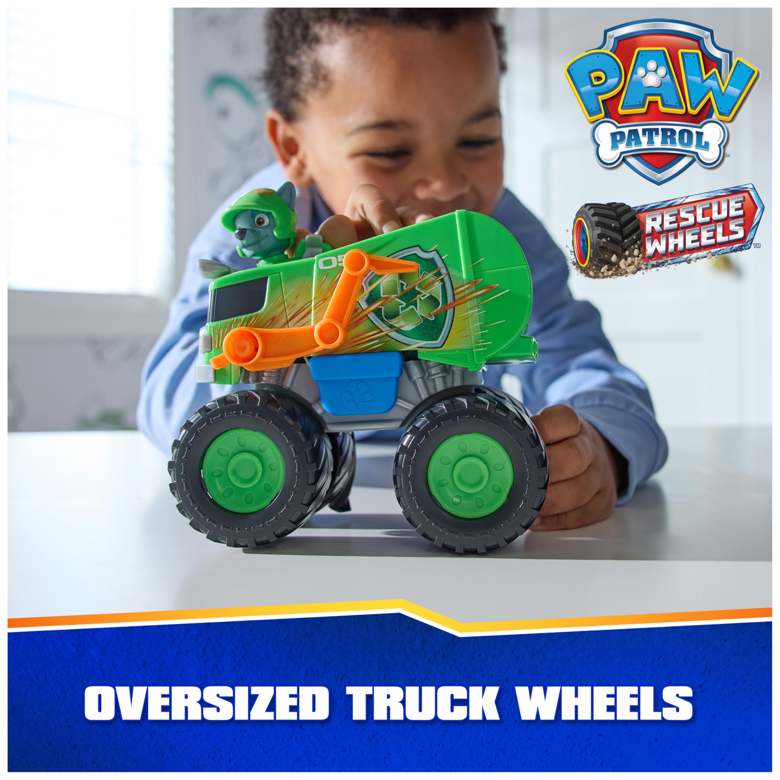 Foto 3 pulgar | Camión De Juguete Paw Patrol Rescue Wheels Rocky's Recycle Truck - Venta Internacional.