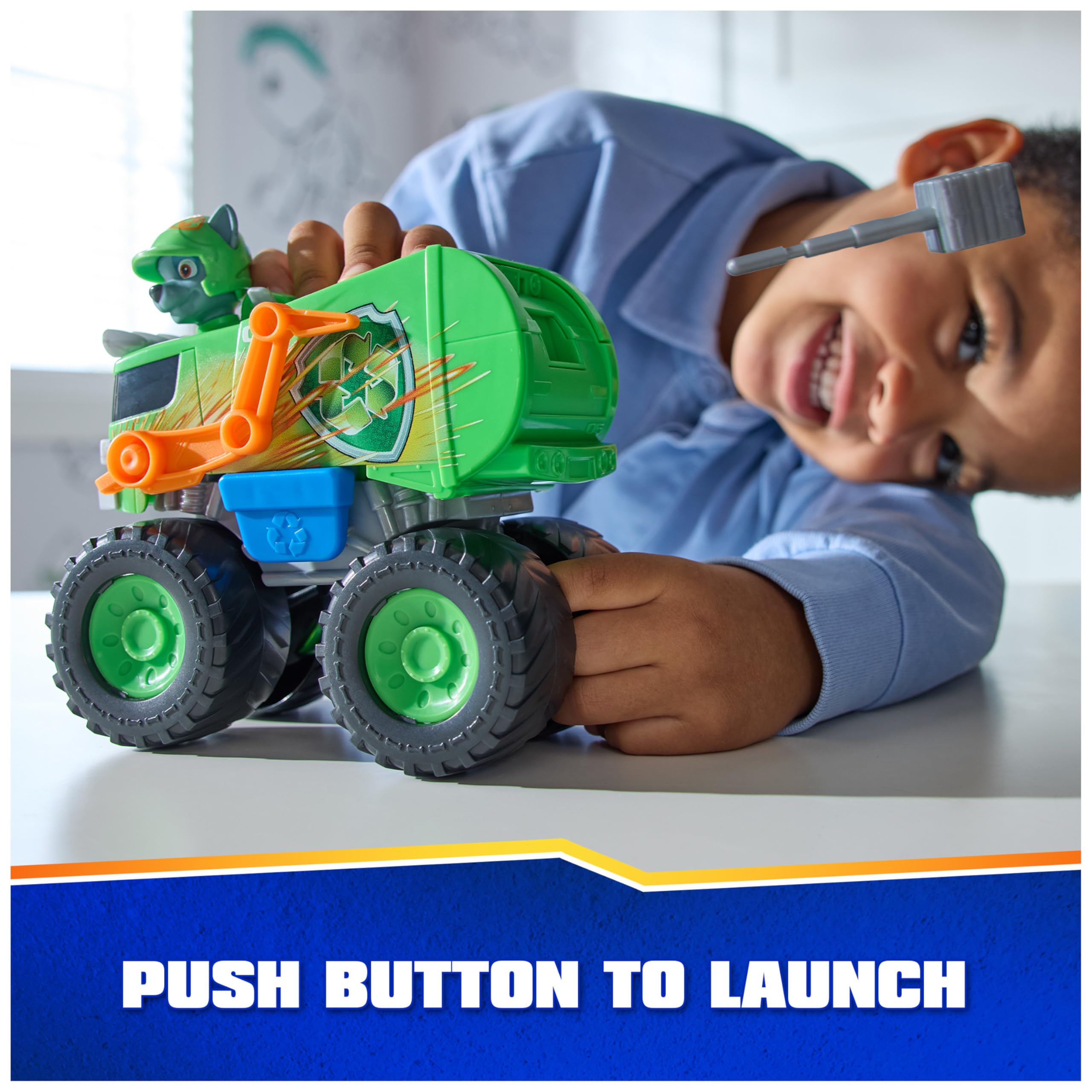 Foto 5 pulgar | Camión De Juguete Paw Patrol Rescue Wheels Rocky's Recycle Truck - Venta Internacional.