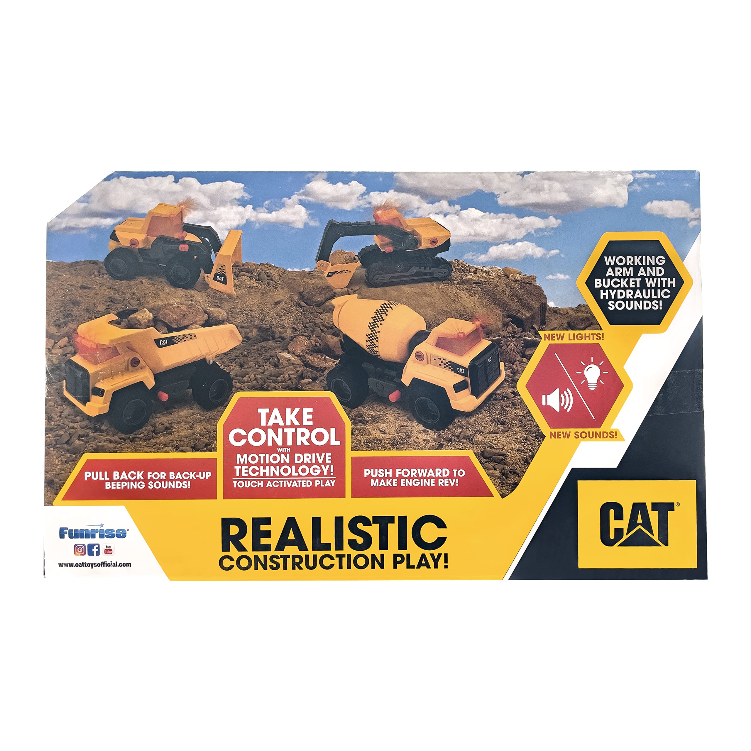 Foto 6 pulgar | Excavadora Construction Toy Cat Construction 11.5 Power Haulers 2.0 - Venta Internacional.