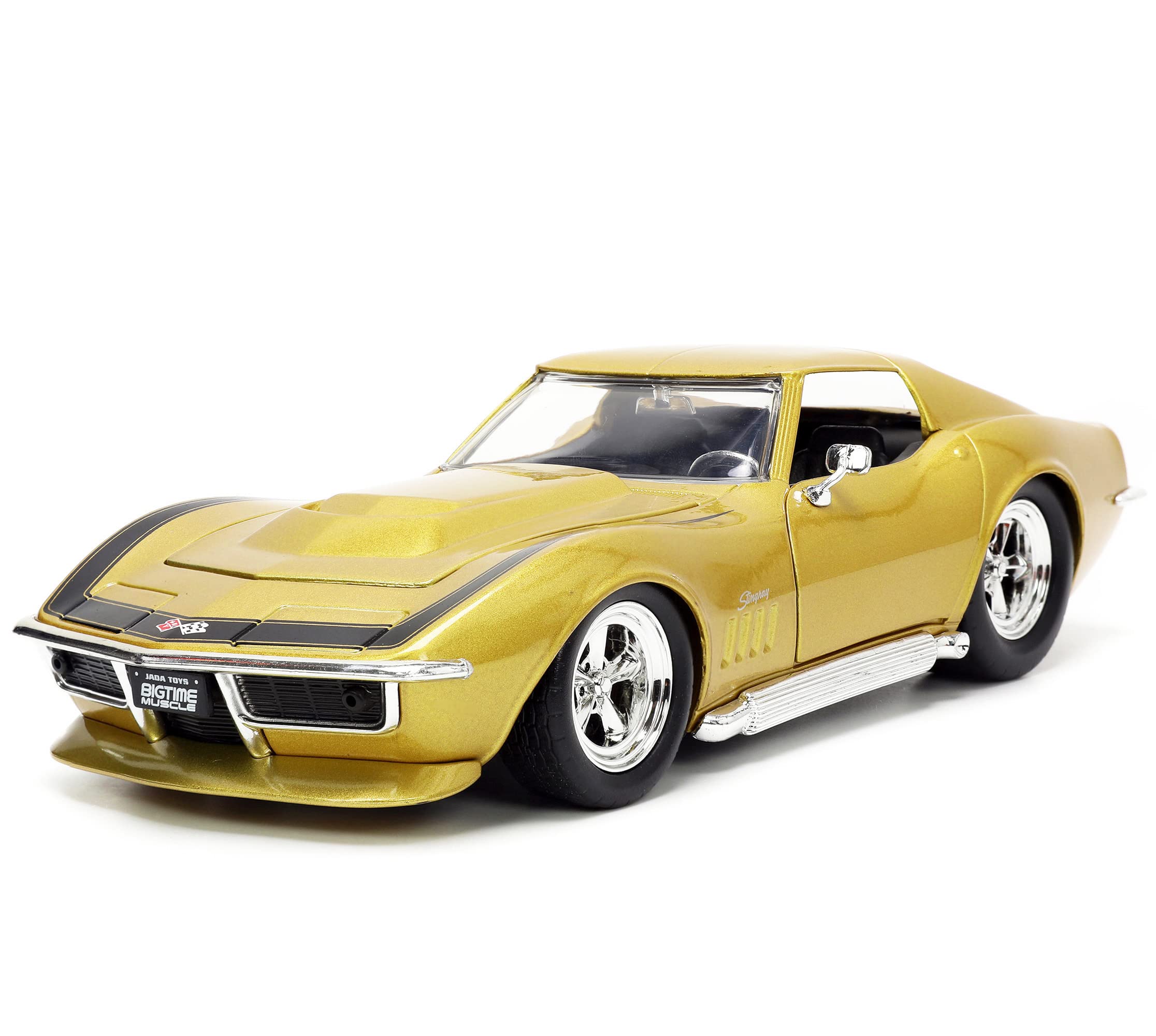 Coche Fundido Jada Toys Big Time Muscle 1969 Chevy Corvette - Venta Internacional.