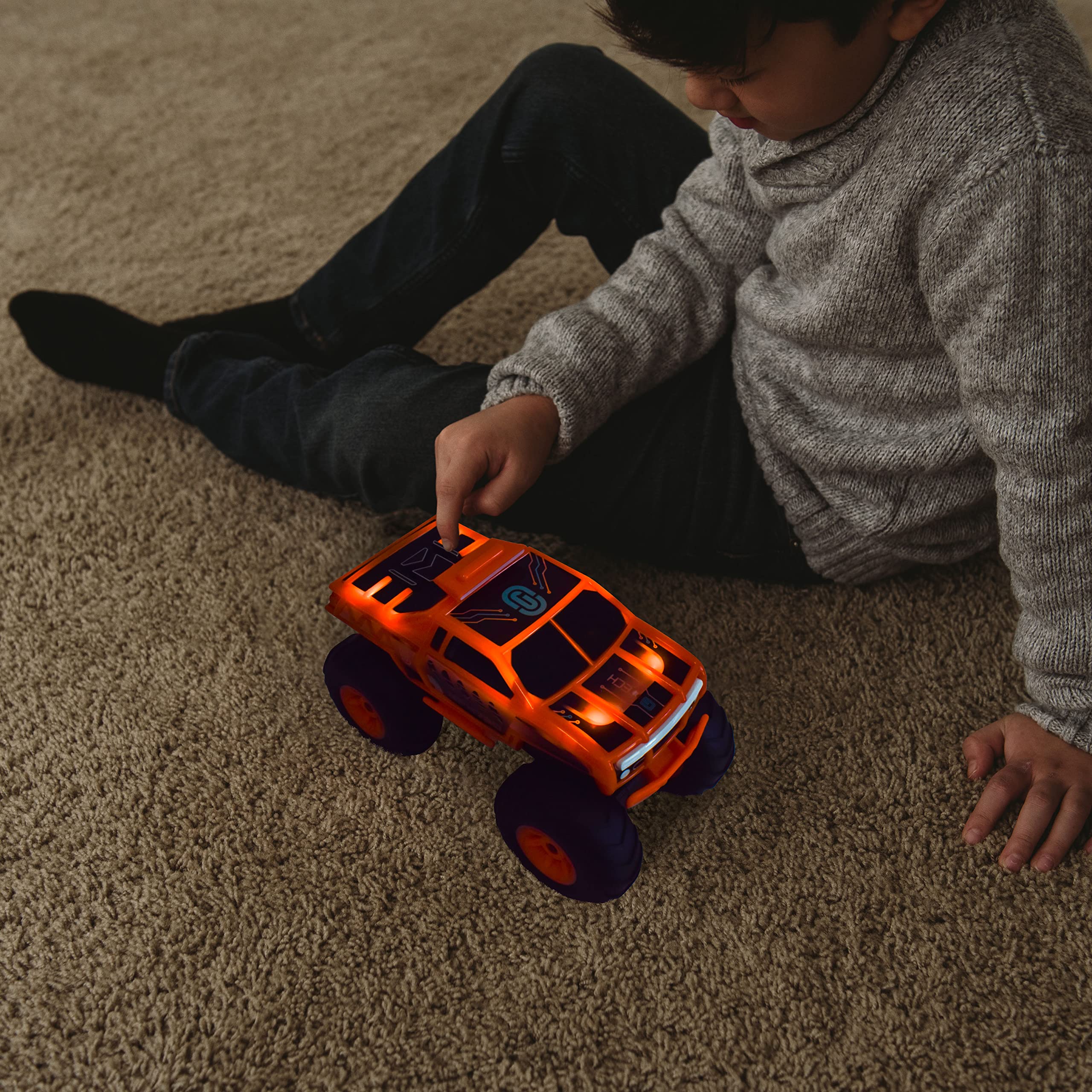 Foto 5 | Monster Truck Sunny Days Entertainment Motorizado Naranja 3+ - Venta Internacional.