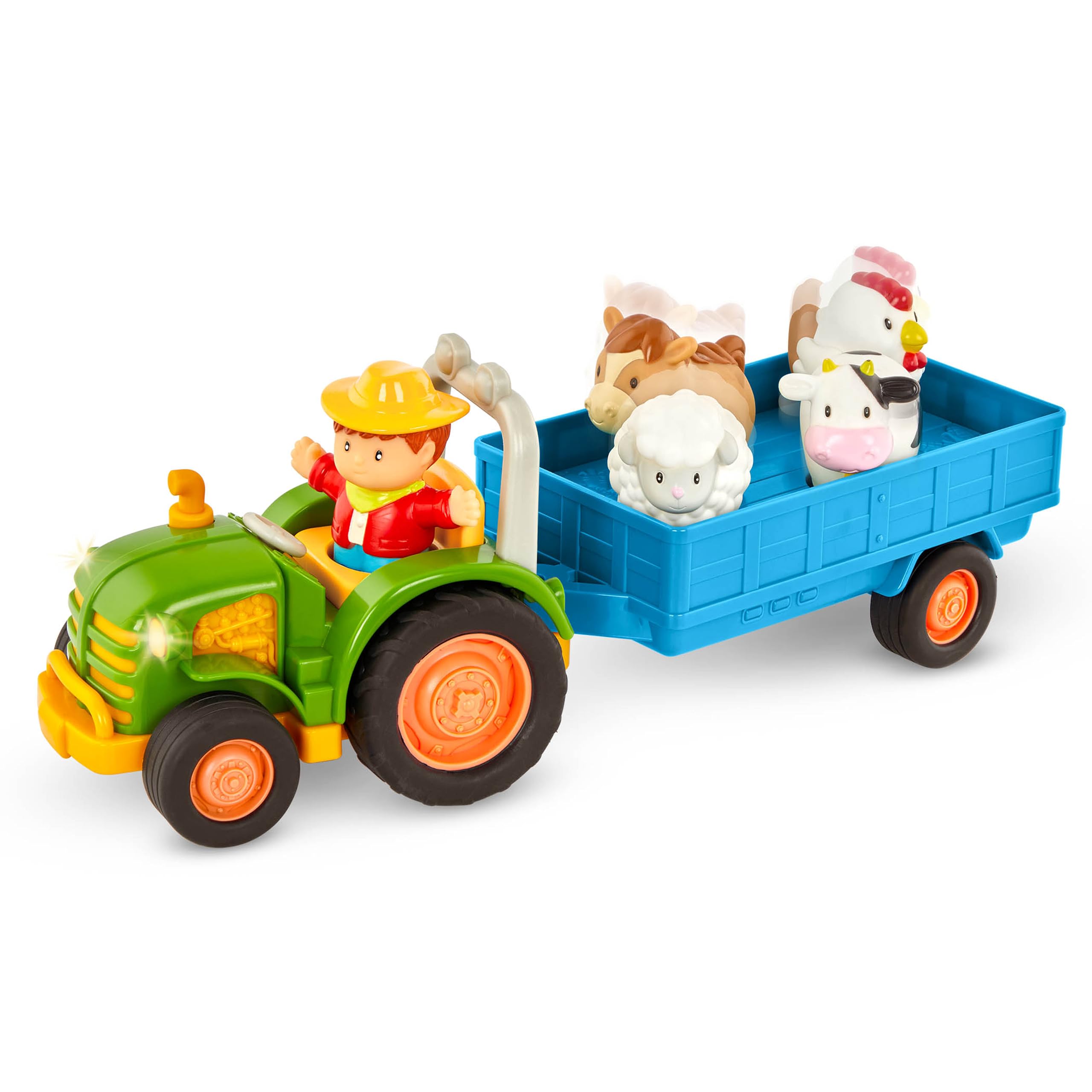 Tractor Battat De Toy Farm Con Luces Y Sonidos Para Niños Mayores De 18 Años - Venta Internacional.