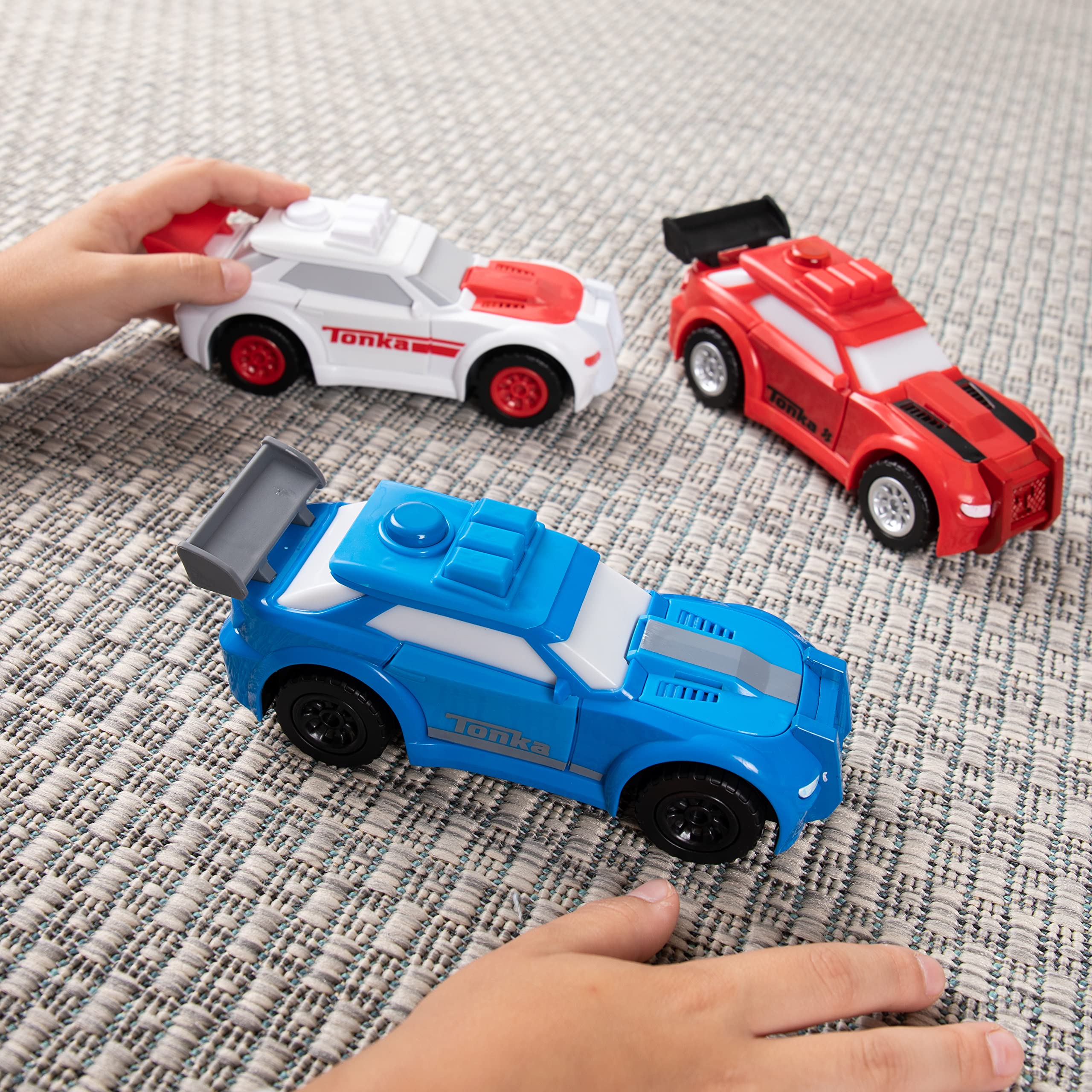 Foto 6 pulgar | Pack De 3 Coches Deportivos Toy Tonka, Impulsados Por Fricción, Más De 3 Años - Venta Internacional.