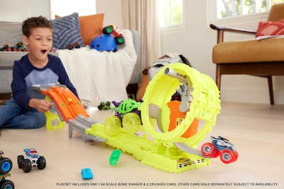 Foto 2 | Set De Orugas Toy Hot Wheels Monster Trucks Con 2 Camiones - Venta Internacional.