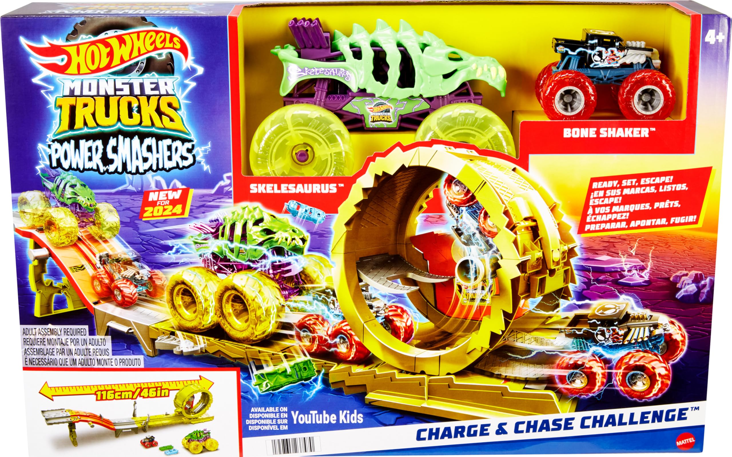 Foto 7 pulgar | Set De Orugas Toy Hot Wheels Monster Trucks Con 2 Camiones - Venta Internacional.