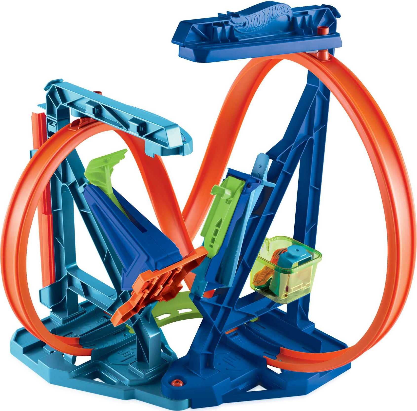 Foto 5 pulgar | Set De Atletismo Para Coches De Juguete Hot Wheels Infinity Loop Con Coche 1:64 - Venta Internacional.