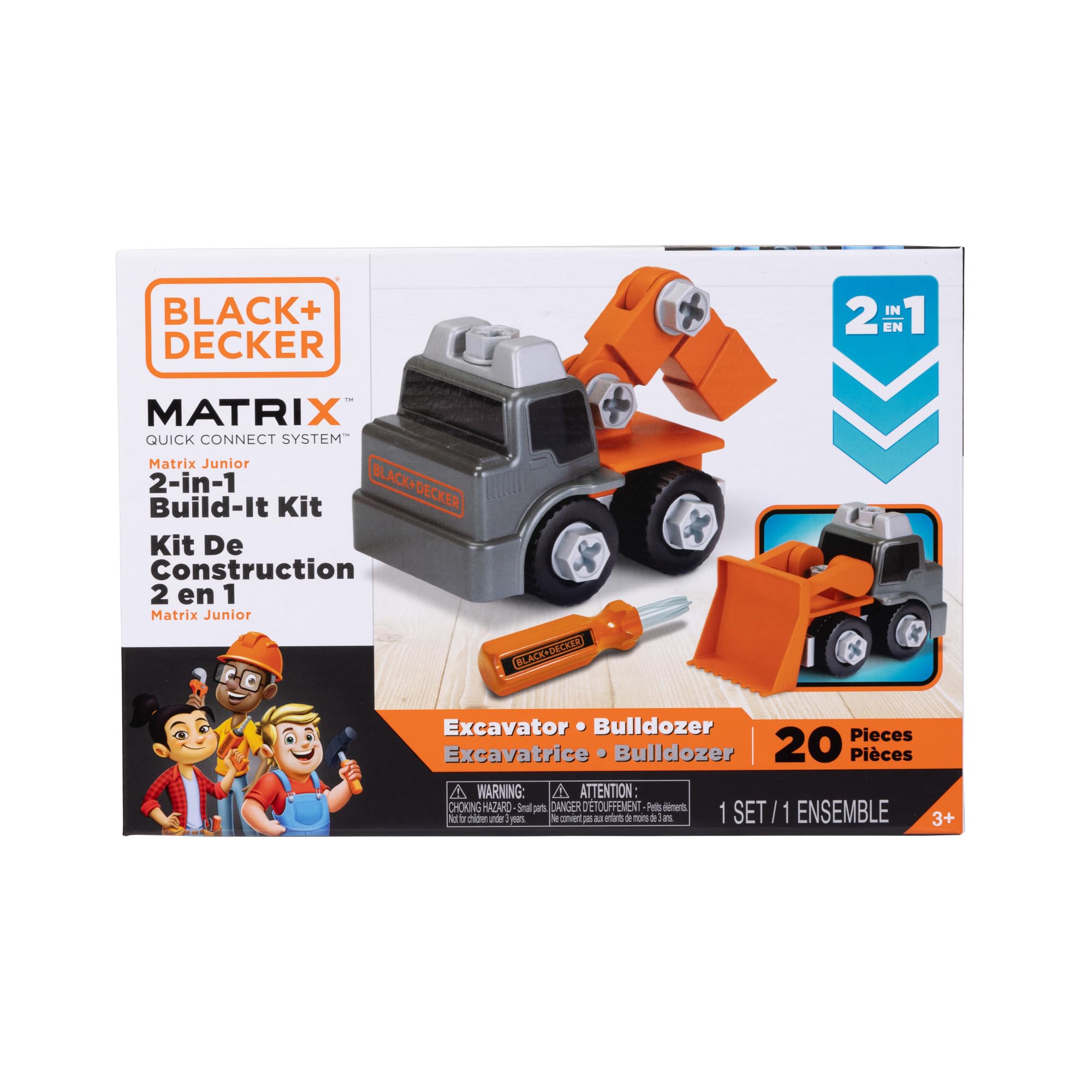 Foto 2 pulgar | Kit De Montaje 2 En 1 Toy Black+decker Matrix Jr. Kids Boys - Venta Internacional.