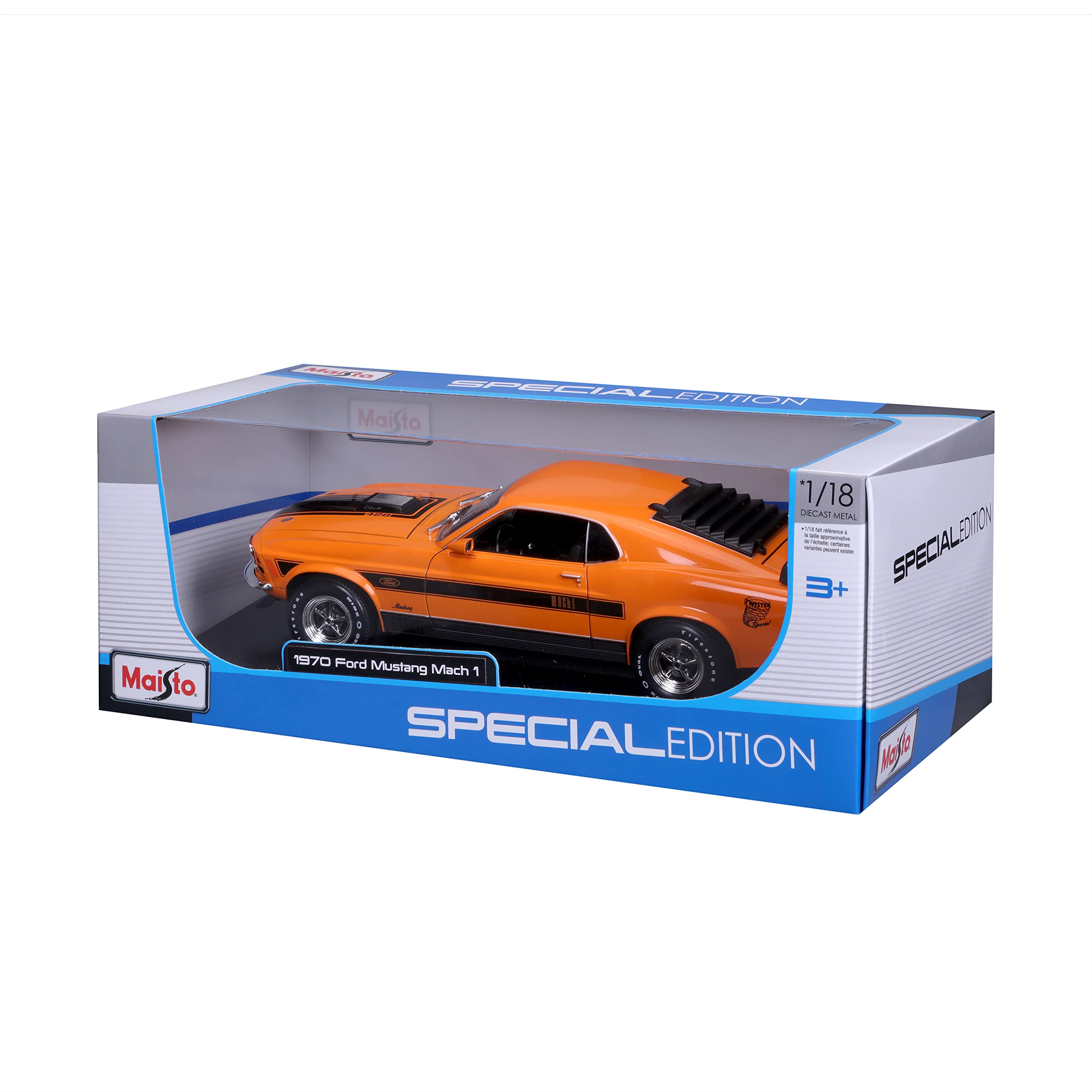 Foto 7 pulgar | Coche Maisto 1:18 Special Edition 1970 Ford Mustang Mach 1 - Venta Internacional.